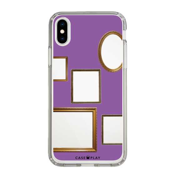 スリムプロテクションケース［ Photo Frames - Purple ］