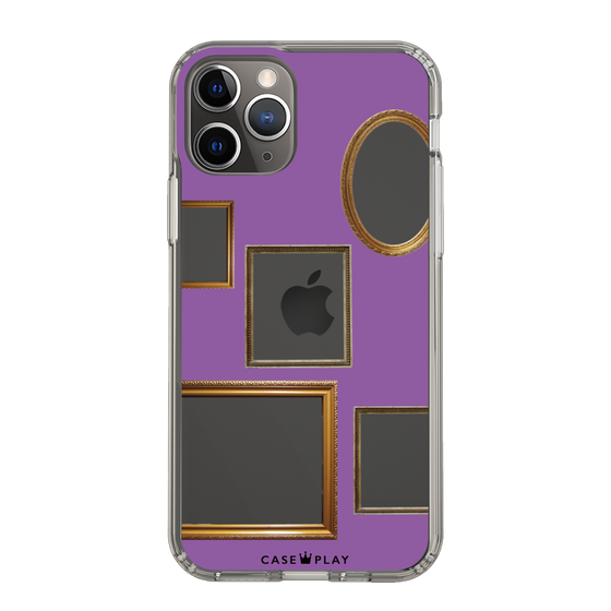 スリムプロテクションケース［ Photo Frames - Purple ］