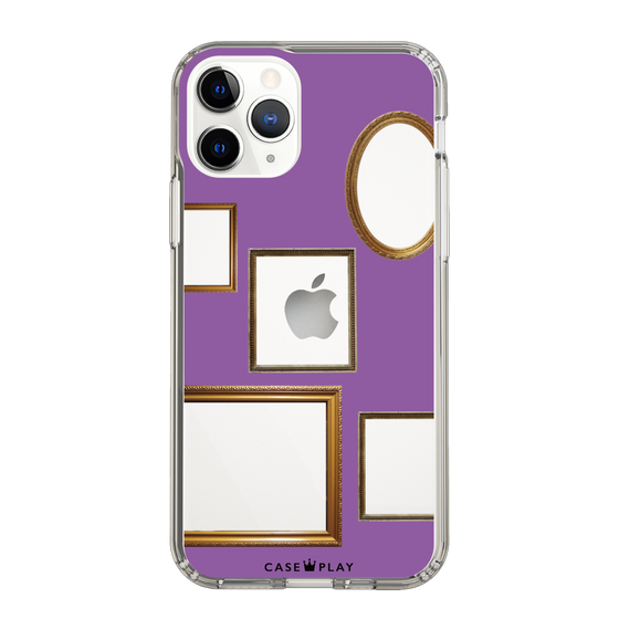 スリムプロテクションケース［ Photo Frames - Purple ］