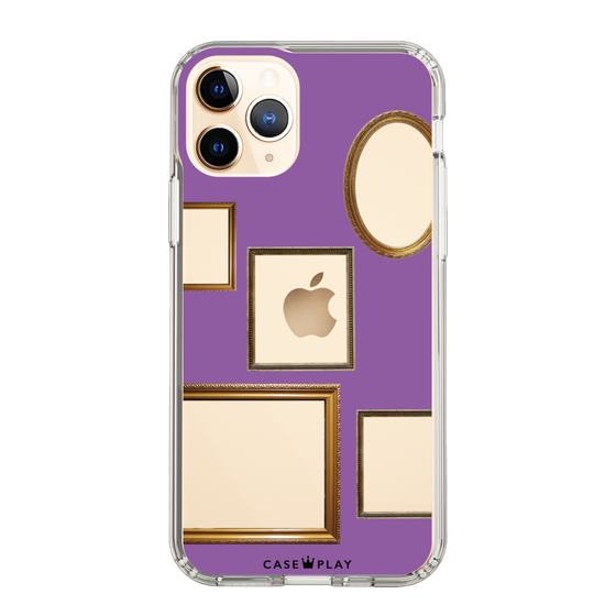 スリムプロテクションケース［ Photo Frames - Purple ］