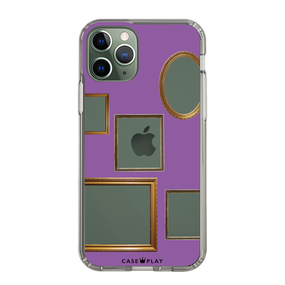 スリムプロテクションケース［ Photo Frames - Purple ］