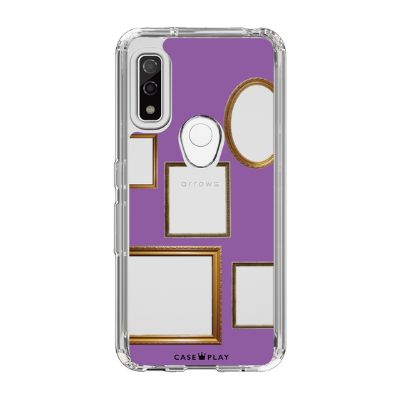 スリムプロテクションケース［ Photo Frames - Purple ］