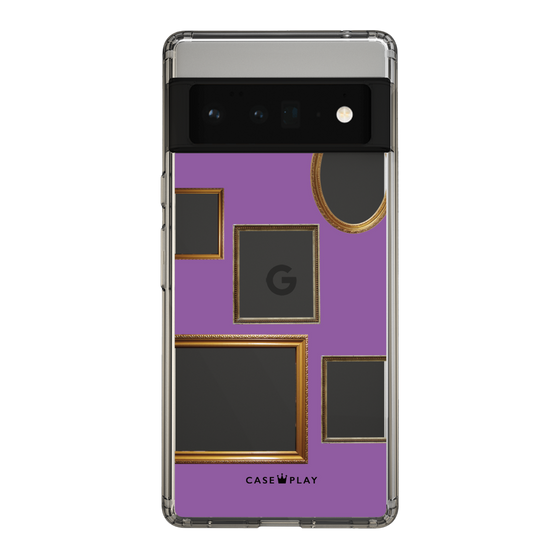 スリムプロテクションケース［ Photo Frames - Purple ］