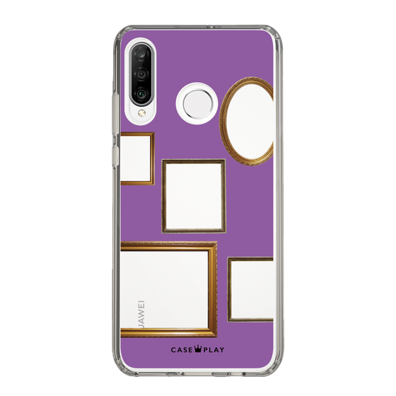 スリムプロテクションケース［ Photo Frames - Purple ］