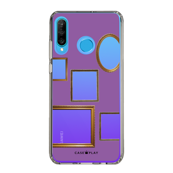 スリムプロテクションケース［ Photo Frames - Purple ］