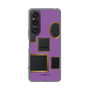 スリムプロテクションケース［ Photo Frames - Purple ］