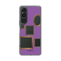 スリムプロテクションケース［ Photo Frames - Purple ］