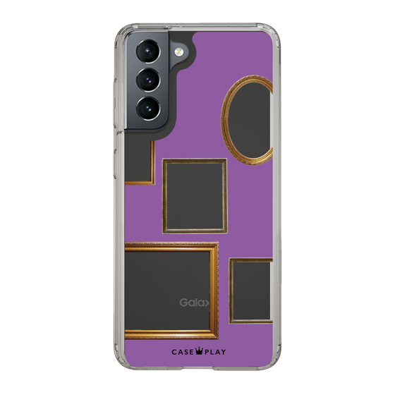 スリムプロテクションケース［ Photo Frames - Purple ］