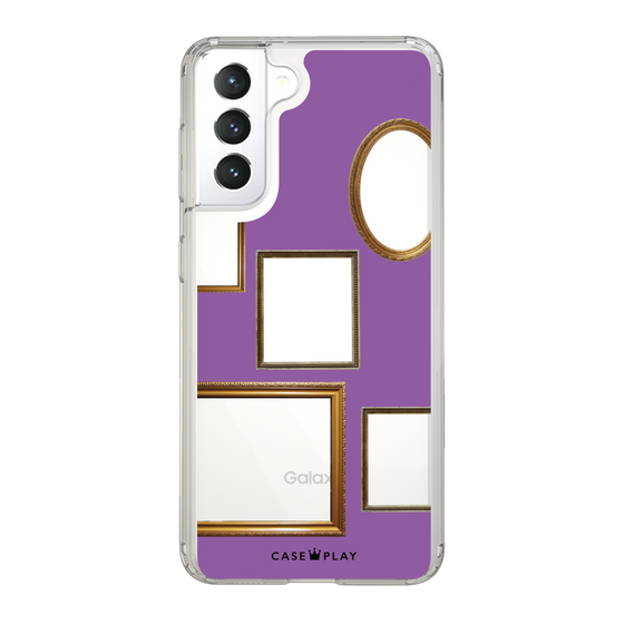 スリムプロテクションケース［ Photo Frames - Purple ］