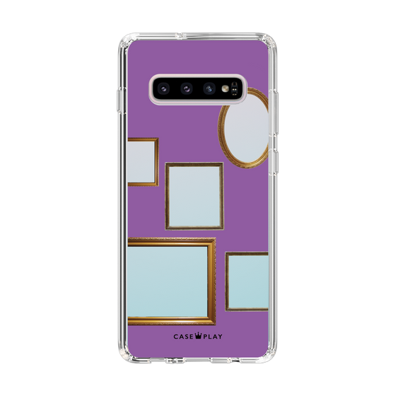 スリムプロテクションケース［ Photo Frames - Purple ］