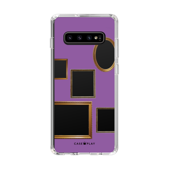 スリムプロテクションケース［ Photo Frames - Purple ］
