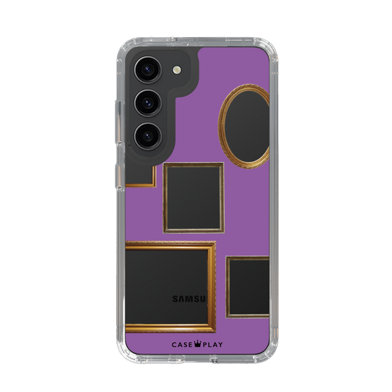 スリムプロテクションケース［ Photo Frames - Purple ］