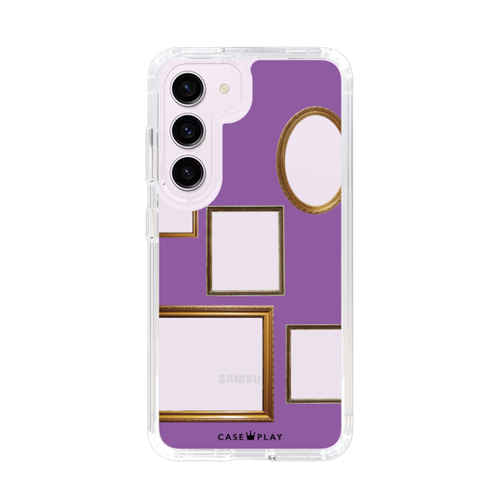 スリムプロテクションケース［ Photo Frames - Purple ］