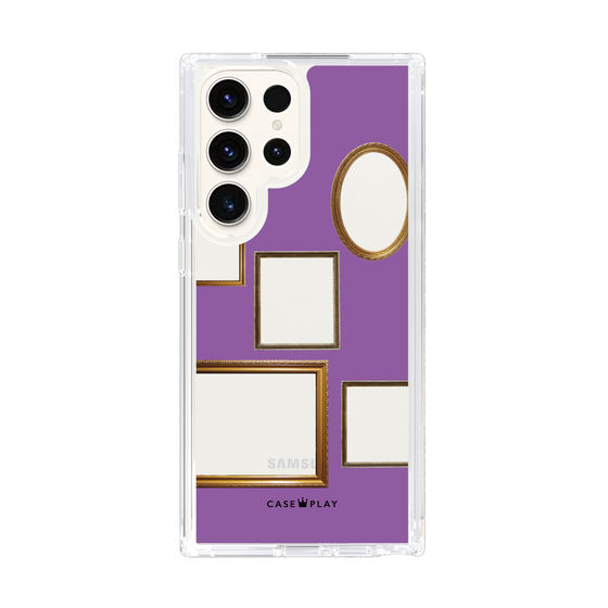 スリムプロテクションケース［ Photo Frames - Purple ］