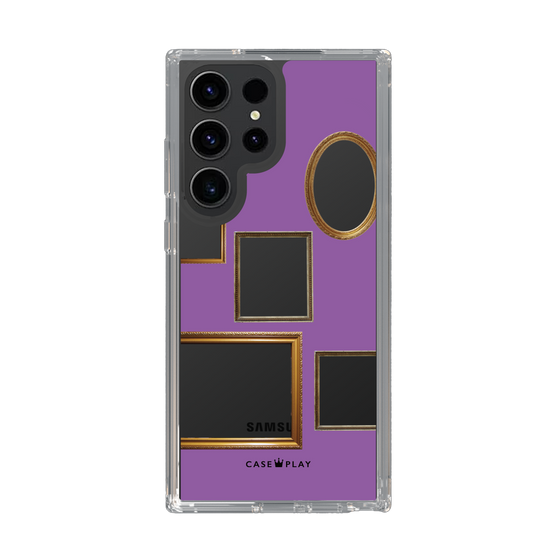 スリムプロテクションケース［ Photo Frames - Purple ］