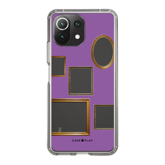 スリムプロテクションケース［ Photo Frames - Purple ］