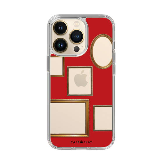 スリムプロテクションケース［ Photo Frames - Red ］