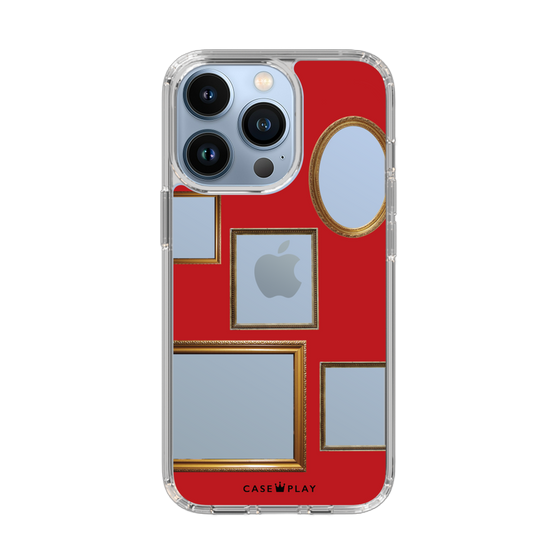 スリムプロテクションケース［ Photo Frames - Red ］