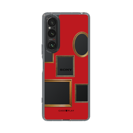 スリムプロテクションケース［ Photo Frames - Red ］