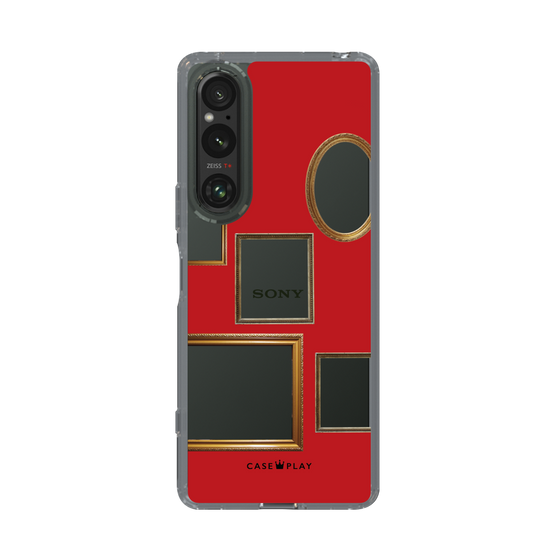 スリムプロテクションケース［ Photo Frames - Red ］
