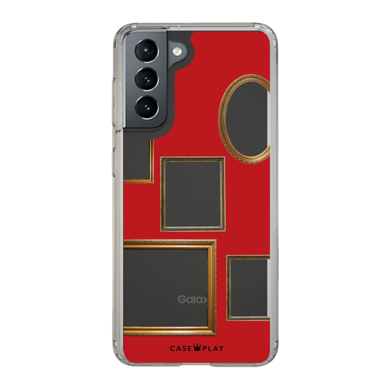 スリムプロテクションケース［ Photo Frames - Red ］