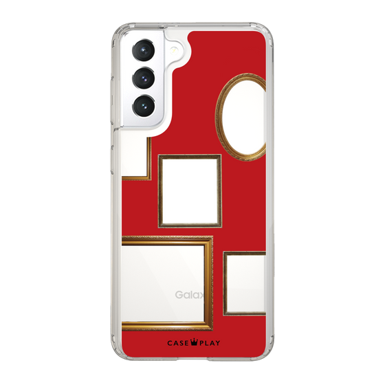 スリムプロテクションケース［ Photo Frames - Red ］