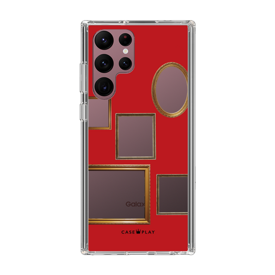 スリムプロテクションケース［ Photo Frames - Red ］