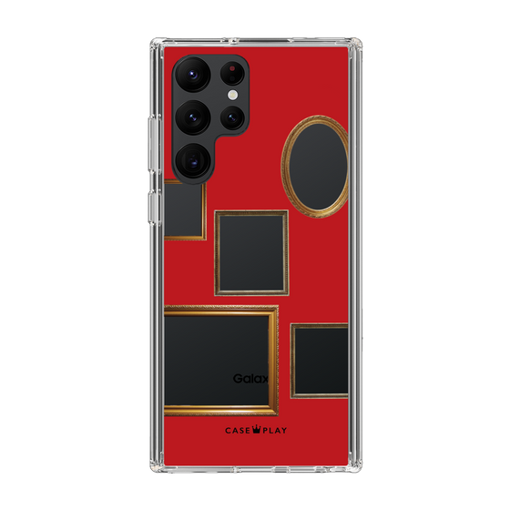 スリムプロテクションケース［ Photo Frames - Red ］