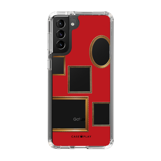 スリムプロテクションケース［ Photo Frames - Red ］