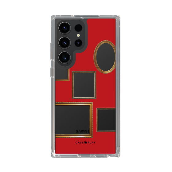 スリムプロテクションケース［ Photo Frames - Red ］