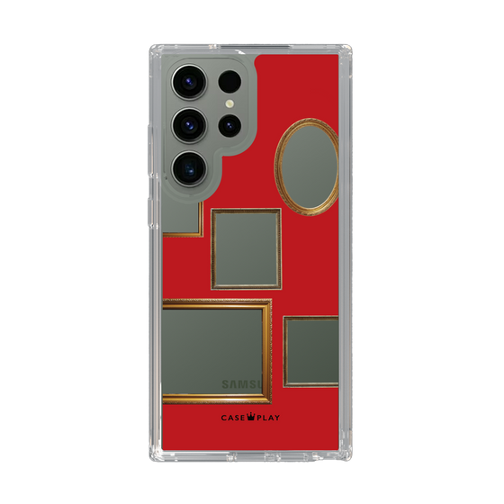 スリムプロテクションケース［ Photo Frames - Red ］