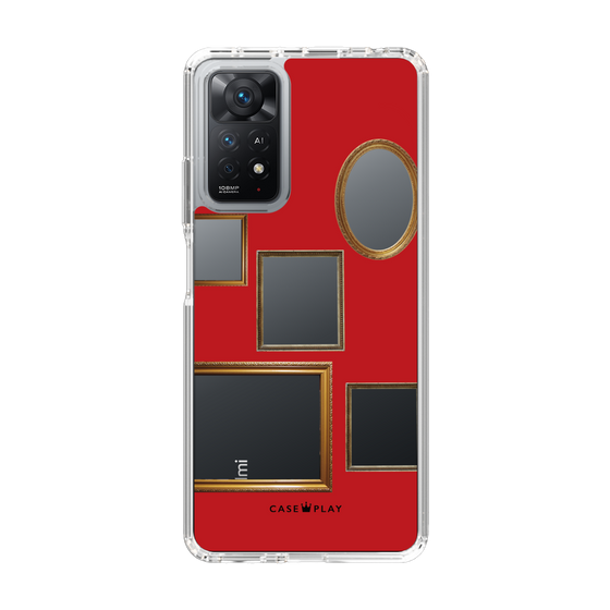 スリムプロテクションケース［ Photo Frames - Red ］