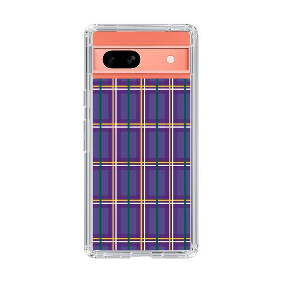 スリムプロテクションケース［ Tartan Check - Purple ］