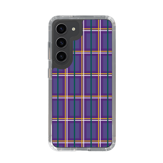 スリムプロテクションケース［ Tartan Check - Purple ］