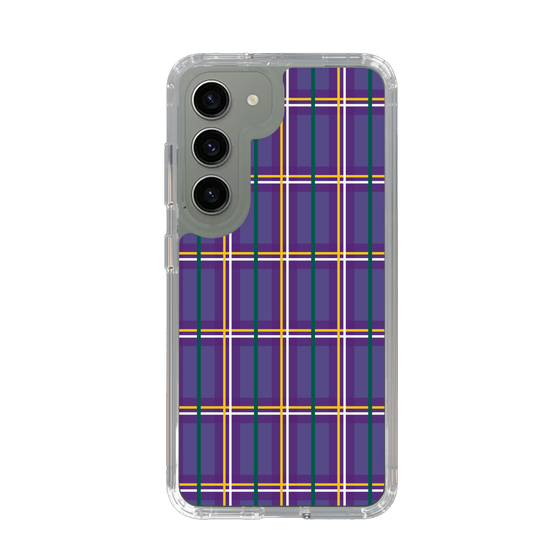 スリムプロテクションケース［ Tartan Check - Purple ］