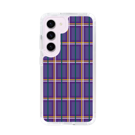 スリムプロテクションケース［ Tartan Check - Purple ］