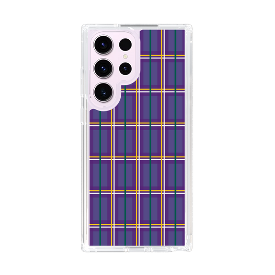 スリムプロテクションケース［ Tartan Check - Purple ］