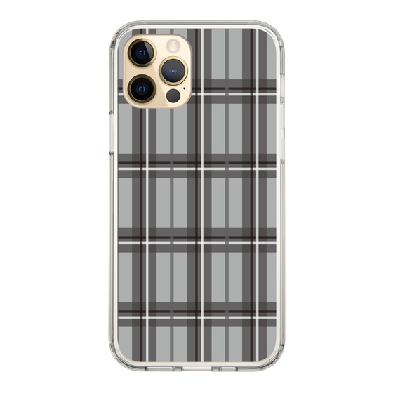 スリムプロテクションケース［ Tartan Check - Gray ］