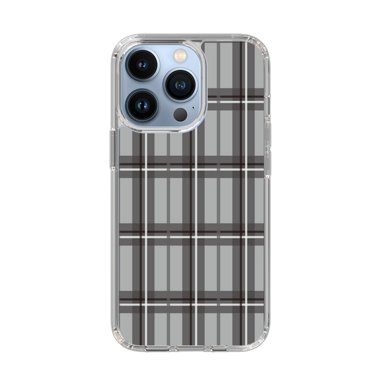 スリムプロテクションケース［ Tartan Check - Gray ］