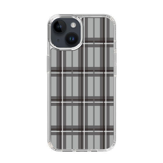 スリムプロテクションケース［ Tartan Check - Gray ］