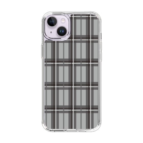 スリムプロテクションケース［ Tartan Check - Gray ］