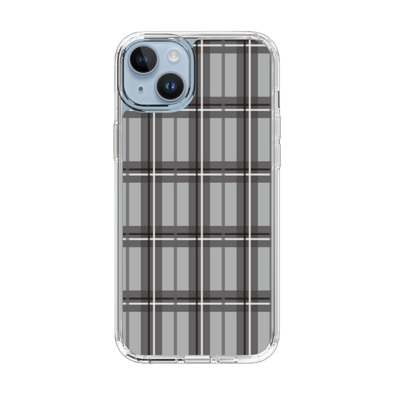 スリムプロテクションケース［ Tartan Check - Gray ］