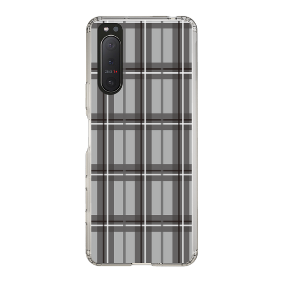 スリムプロテクションケース［ Tartan Check - Gray ］