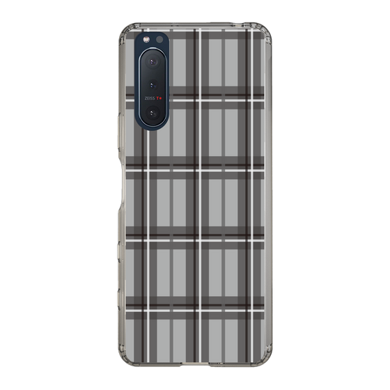 スリムプロテクションケース［ Tartan Check - Gray ］