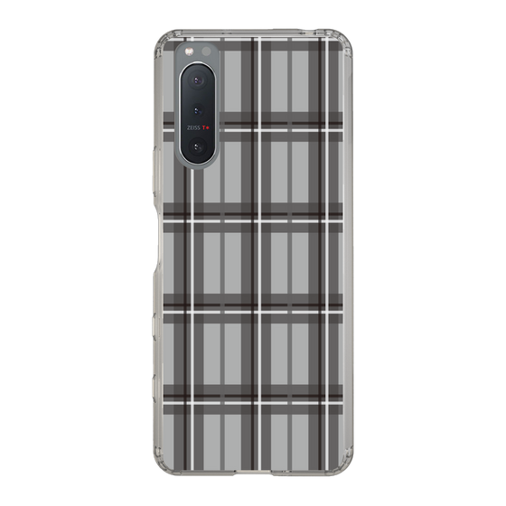 スリムプロテクションケース［ Tartan Check - Gray ］