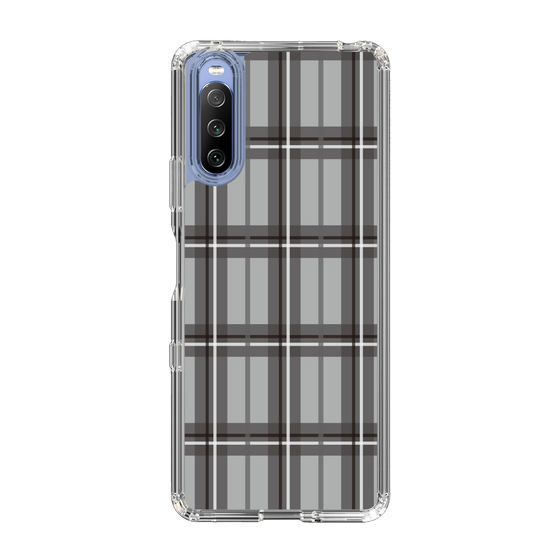 スリムプロテクションケース［ Tartan Check - Gray ］