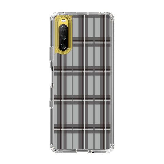 スリムプロテクションケース［ Tartan Check - Gray ］