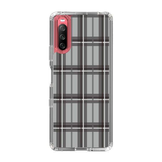 スリムプロテクションケース［ Tartan Check - Gray ］