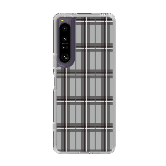 スリムプロテクションケース［ Tartan Check - Gray ］