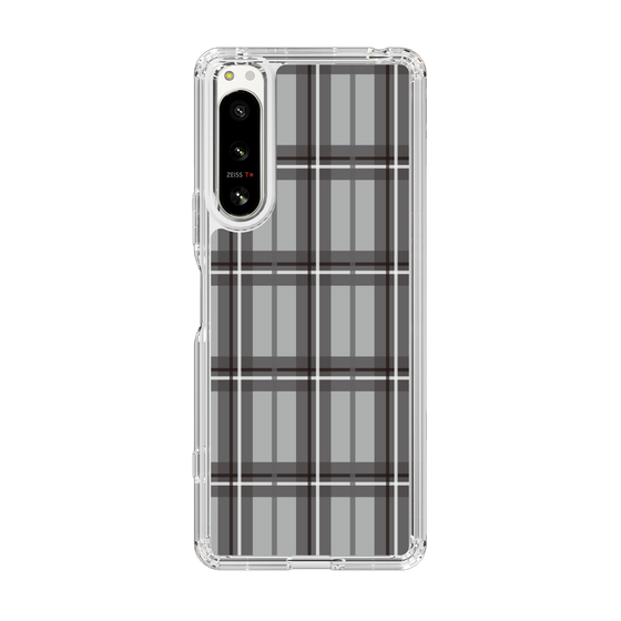 スリムプロテクションケース［ Tartan Check - Gray ］